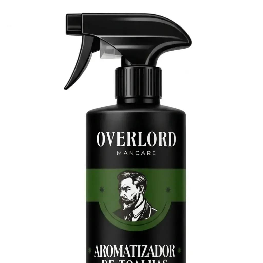 Aromatizador para Toalhas Alecrim 250ml Overlord Men Care, lateral