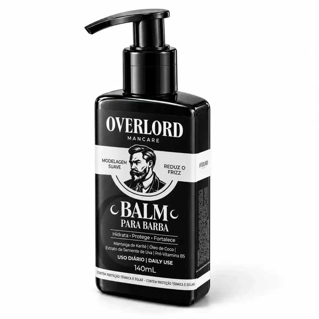 Balm para Barba Royale 140ml Overlord Men Care, lateral