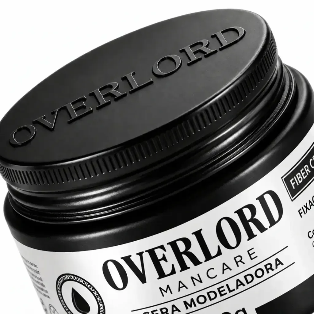 Cera Fiber Cream Black Edition 80g Overlord Men Care, verso