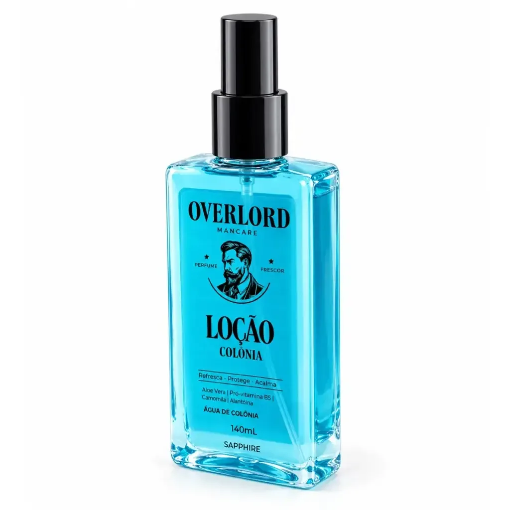 Loção Pós Barba 140ml Overlord Men Care, lateral