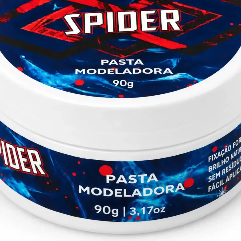 Pasta Modeladora Spider 90g Overlord Men Care, lateral